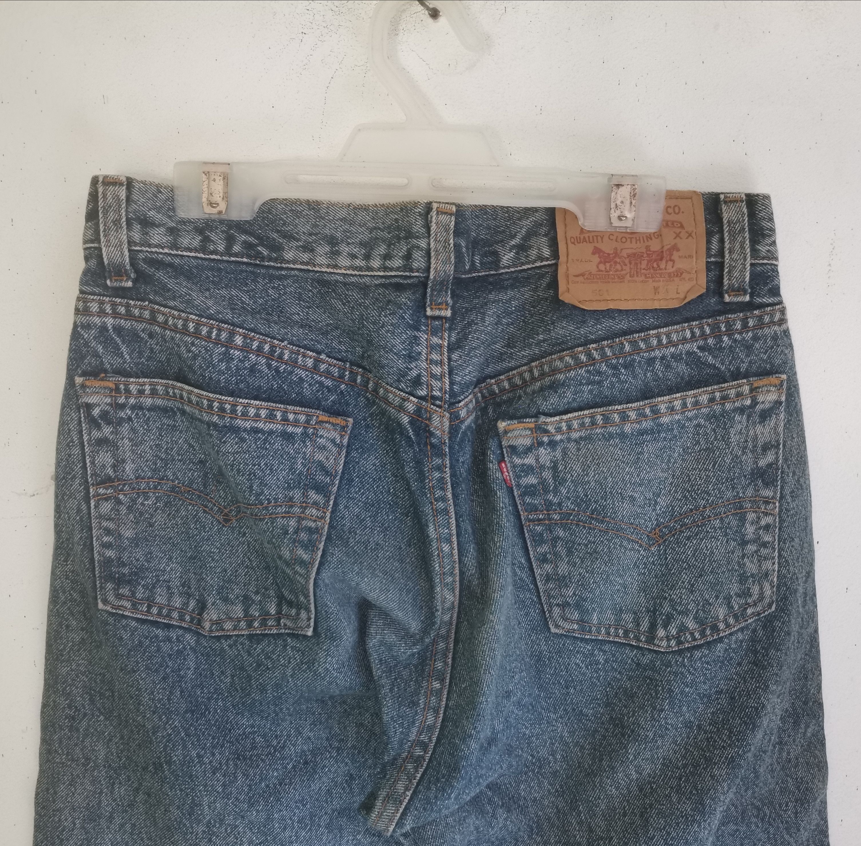 Levi's Vintage Clothing × Vintage Rare vintage 80s Levi's asicd wash denim Size US 30 / EU 46 - 4 Thumbnail