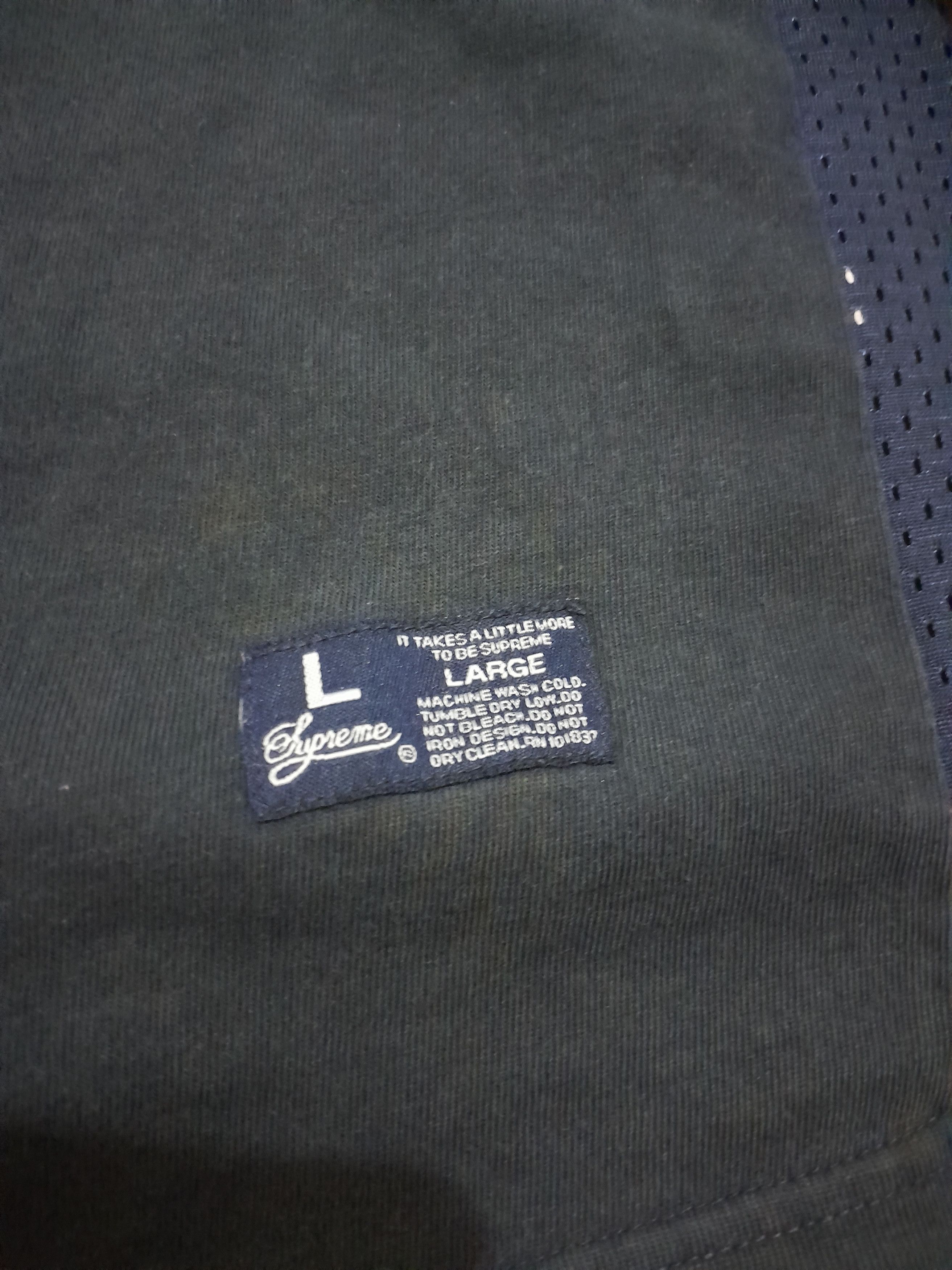 Supreme × Vintage Vintage supreme panelled cotton mix jersey tee Size US L / EU 52-54 / 3 - 4 Thumbnail