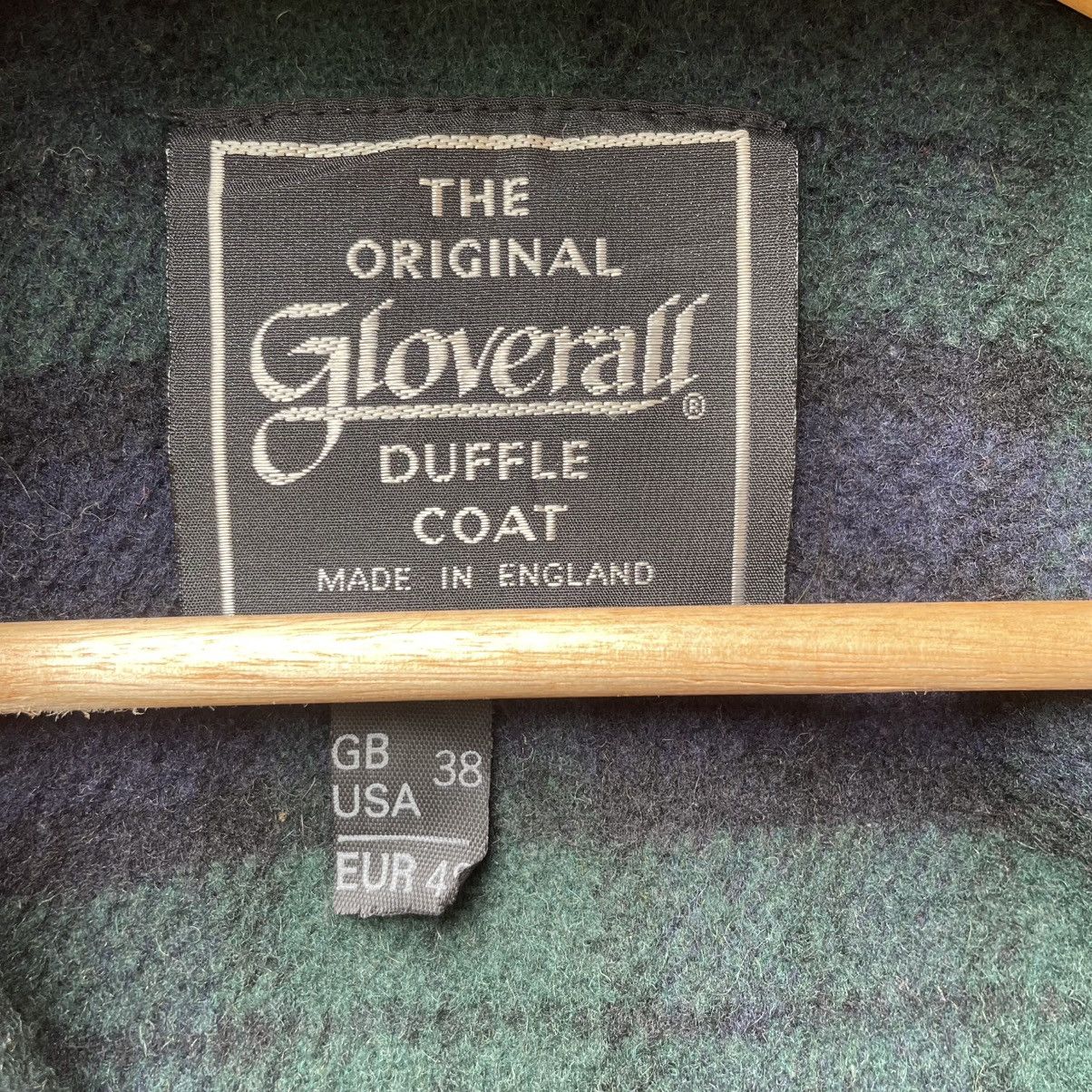 Autumn Cashmere × Gloverall 💥Vintage Gloverall Duffle Coat Checked Lined Hooded Jacket Size US M / EU 48-50 / 2 - 10 Thumbnail