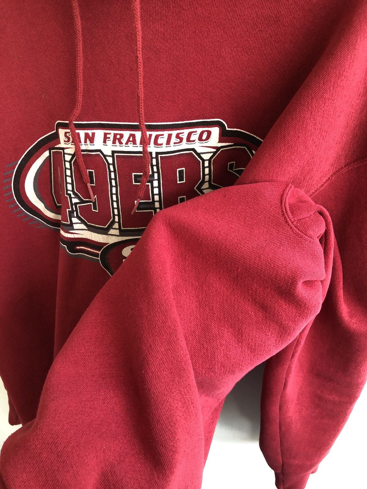 Logo Athletic × NFL × Vintage RARE VTG LOGO ATHLETIC SAN FRANCISCO 49ERS HOODIE Size US XL / EU 56 / 4 - 6 Thumbnail