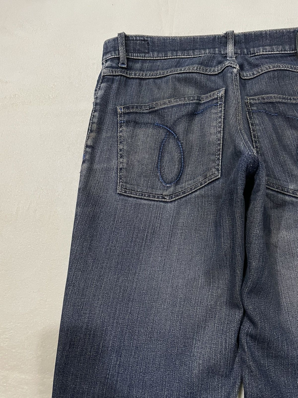 Calvin Klein Vintage Calvin Klein Jeans Straight Cut Distress Faded Jean Size US 33 - 16 Thumbnail