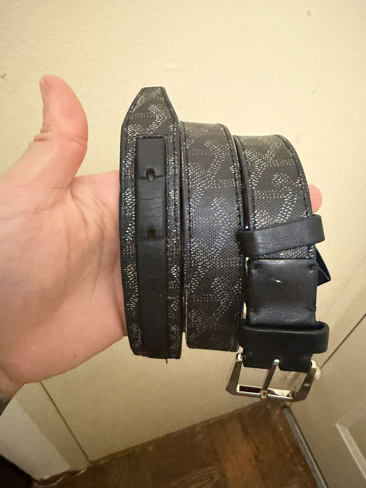 Goyard Black Goyard Monogram Belt Size 90 Size ONE SIZE - 12 Thumbnail