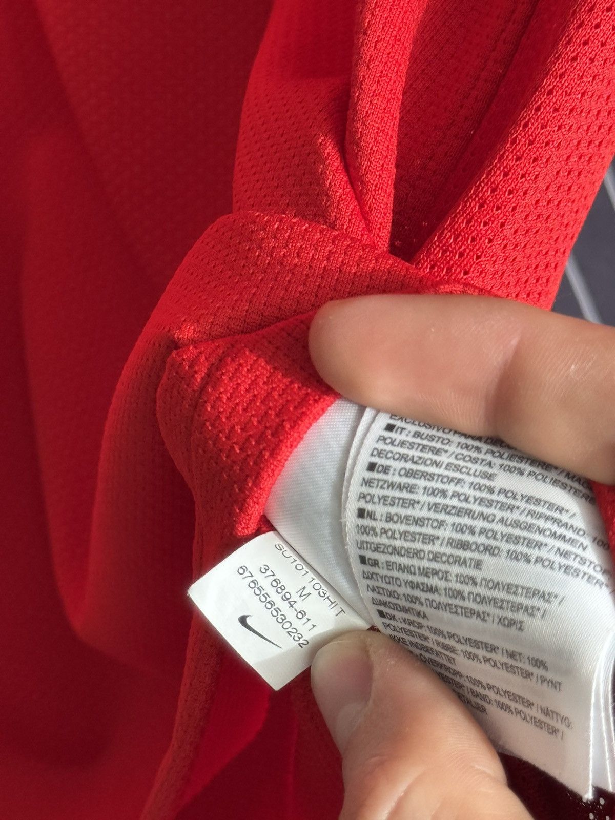 Nike Nike Vintage Portugal 2010 2011 Blockcore Red Home Jersey Size US M / EU 48-50 / 2 - 6 Thumbnail