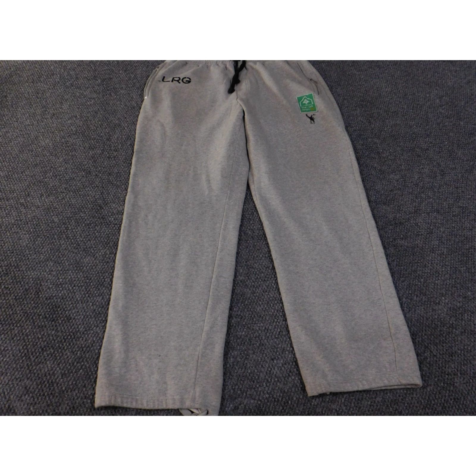 Vintage LRG Sweatpants Mens 3XL Grey Sweatpants Athletic Lounge Fleece Pockets Straight Regular Size Polyester Vintage No (adjust?) Size US 39 - 2 Thumbnail