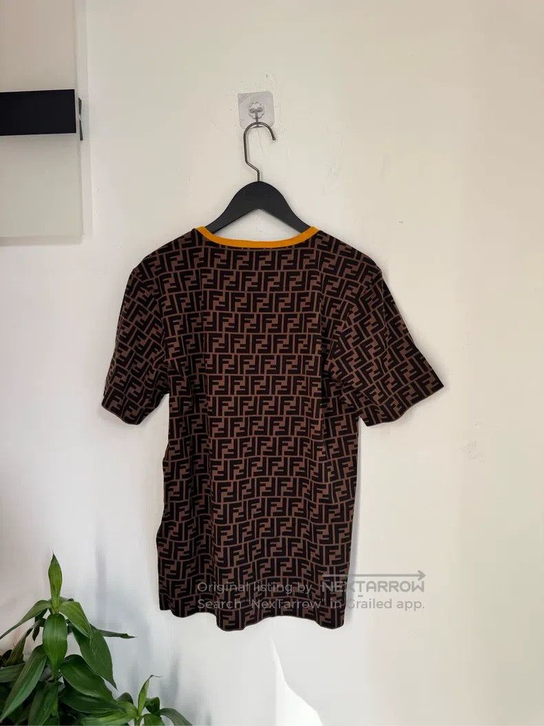 Fendi Fendi Logo Full Print Short Sleeve T-Shirt Size US XS / EU 42 / 0 - 5 Thumbnail