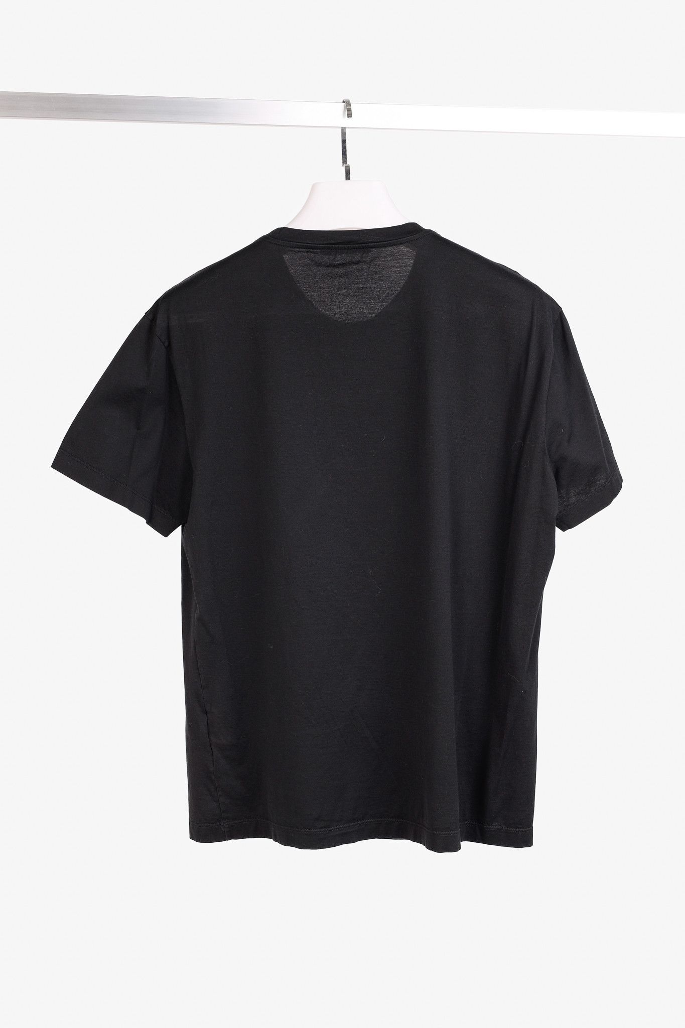 Versace Versace Cotton Jersey Rhinestone & Chainlink Medusa Tee Size L / US 10 / IT 46 - 2 Thumbnail