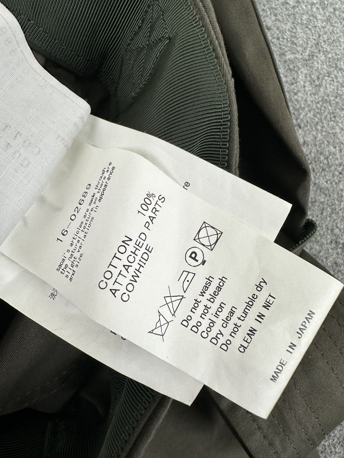 Sacai Sacai - Military Cargo Bondage Pants in Army Green Size 28" / US 6 / IT 42 - 14 Thumbnail