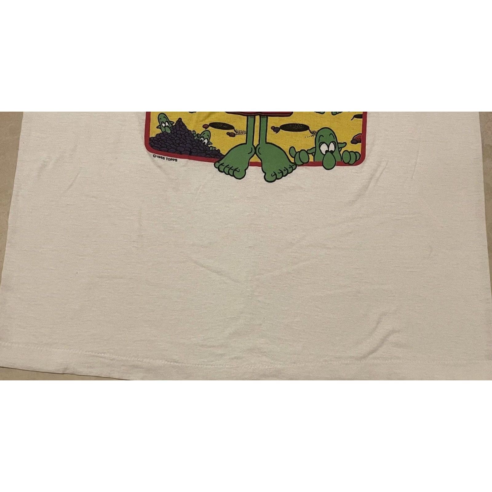 Vintage VINTAGE Zooks Bubble Gum Faded Ringer Shirt S White Crew Neck Graphic Tee Men Candy Grunge 80s 90s Cartoon Funny USA Single Stitch Size US S / EU 44-46 / 1 - 4 Thumbnail