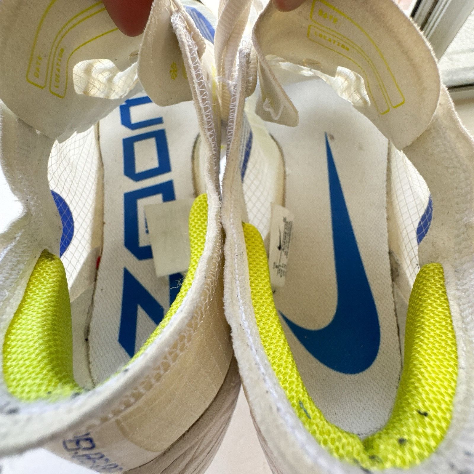 Nike Nike VaporFly White Blue ZoomX Next Mens Size 8 Box Included Size US 8 / EU 41 - 6 Thumbnail