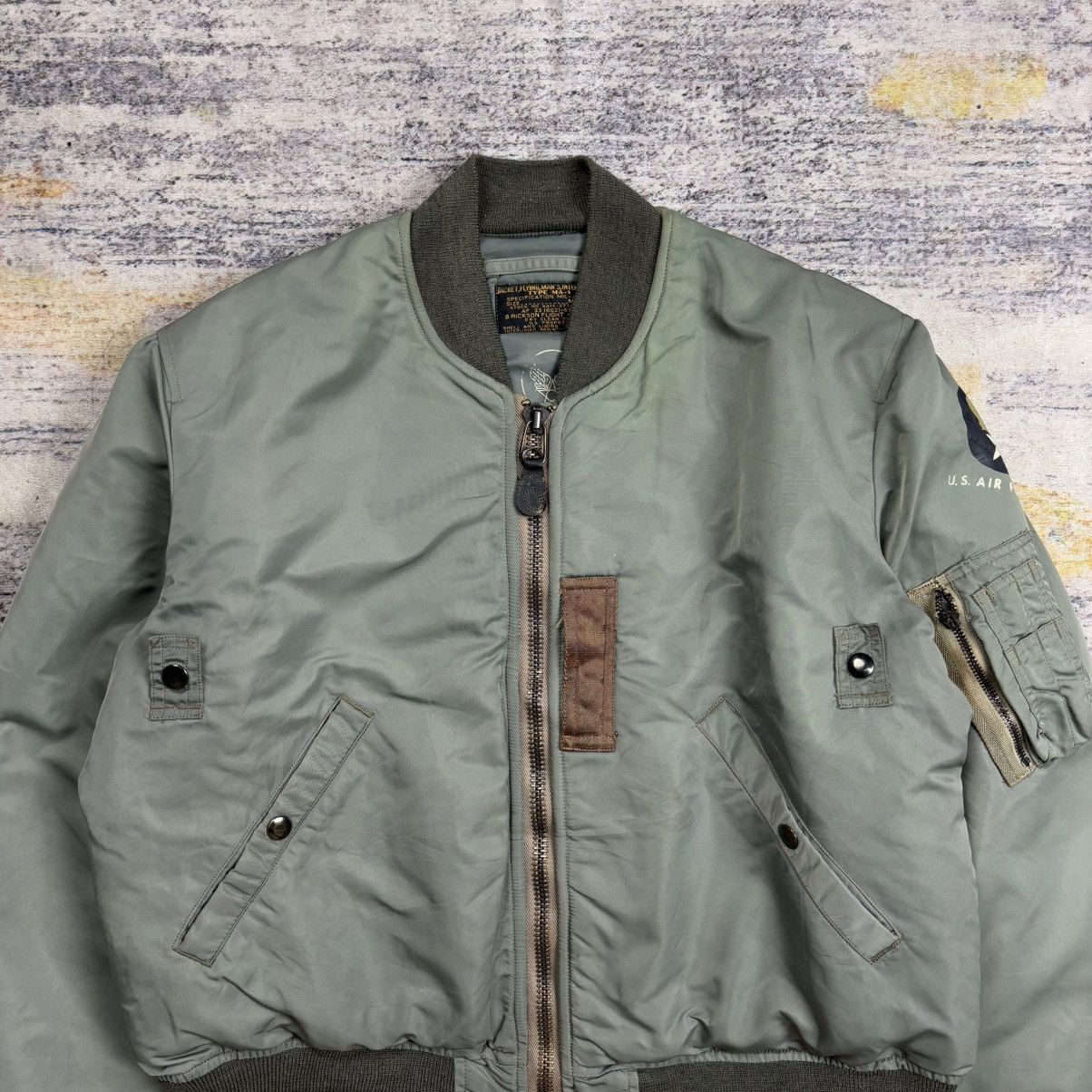 Buzz Rickson's Vintage Buzz ricksons Ma-1 flight Bomber jacket Size US M / EU 48-50 / 2 - 3 Thumbnail