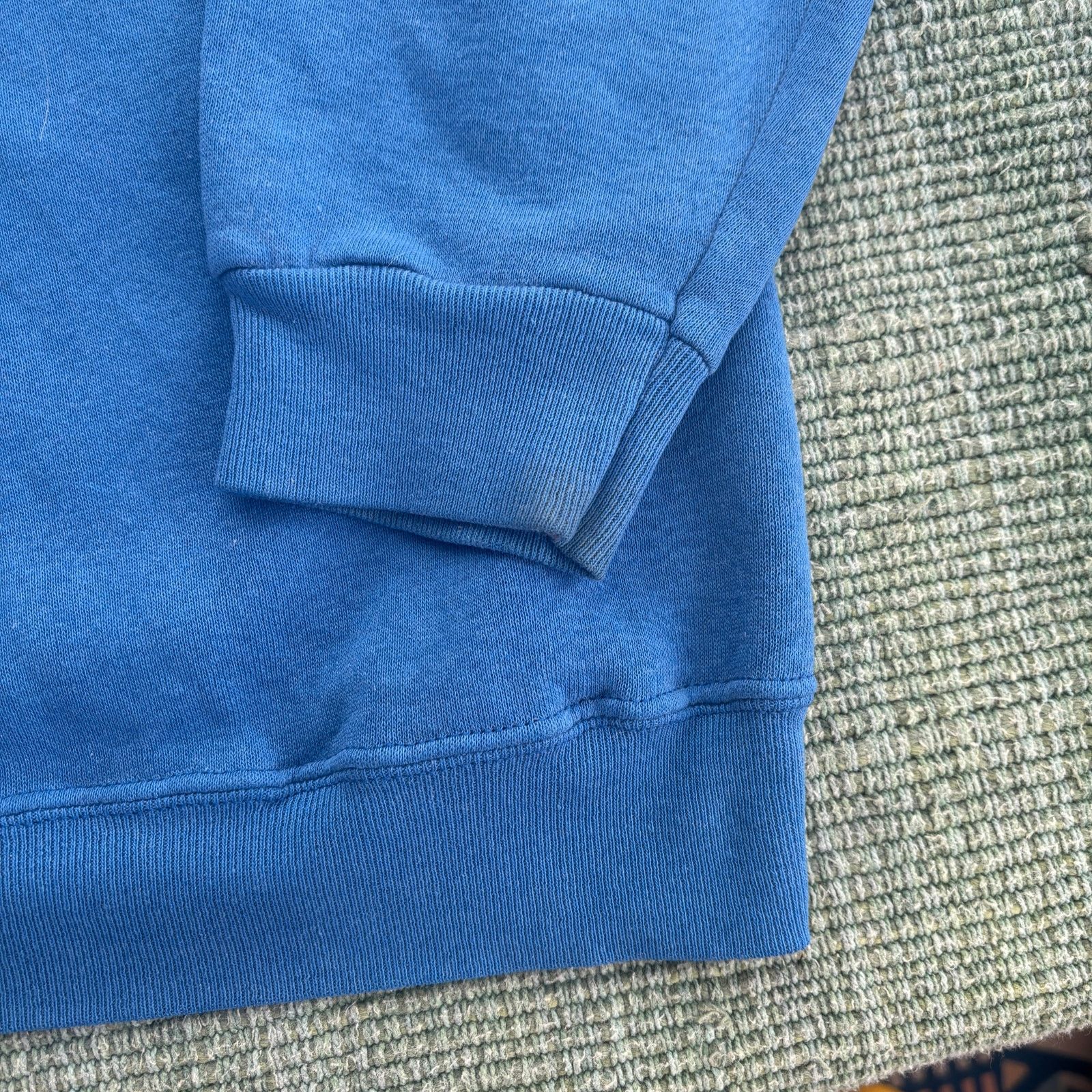 Tultex Vintage 80s-90s Tultex blank blue cotton sweatshirt size XL Size US XL / EU 56 / 4 - 7 Thumbnail