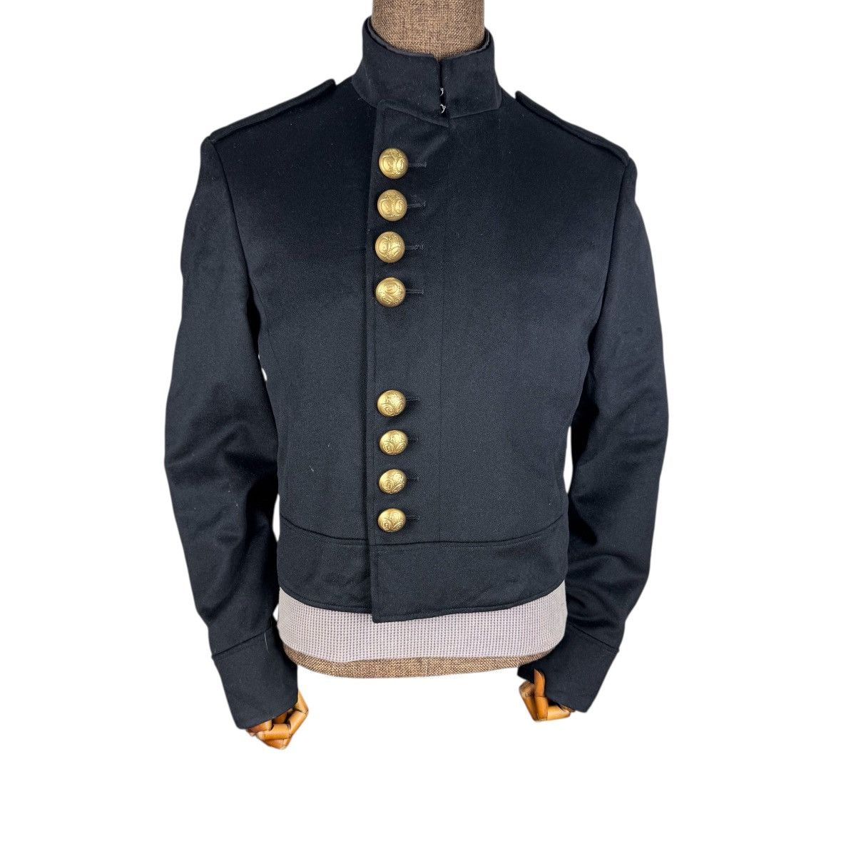 Gucci 🔥GUCCI GG MILITARY GOLD BUTTON CROPPED JACKET Size US M / EU 48-50 / 2 - 2 Thumbnail