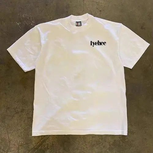 Japanese Brand Hayase x Aoki Lychee print white casual retro t-shirt Size US M / EU 48-50 / 2 - 4 Thumbnail