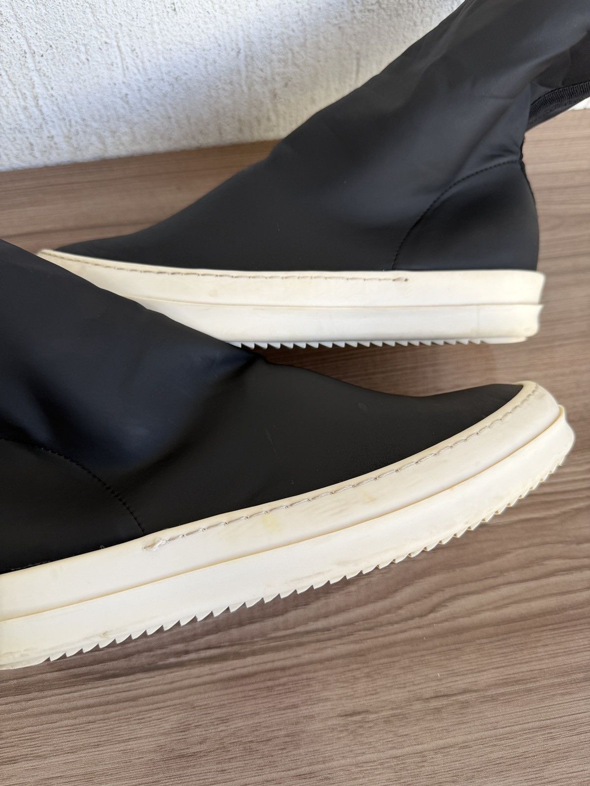 Rick Owens Drkshdw ❤️Neoprene suba socks Ramones Size US 8 / IT 38 - 17 Thumbnail