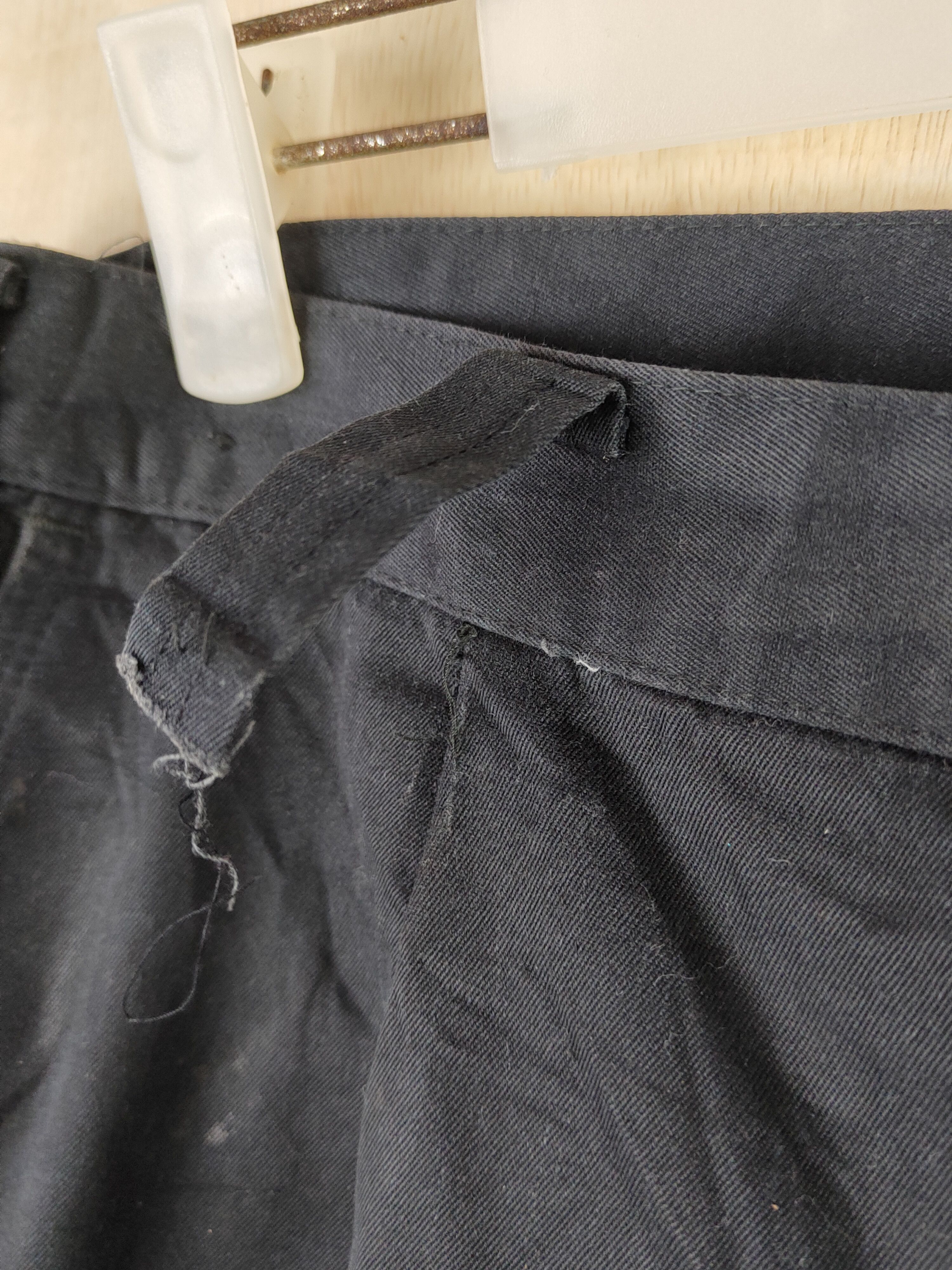 Japanese Brand Andare Schietti Black Multipocket Cargo Pants #S2544 Size US 32 / EU 48 - 3 Thumbnail