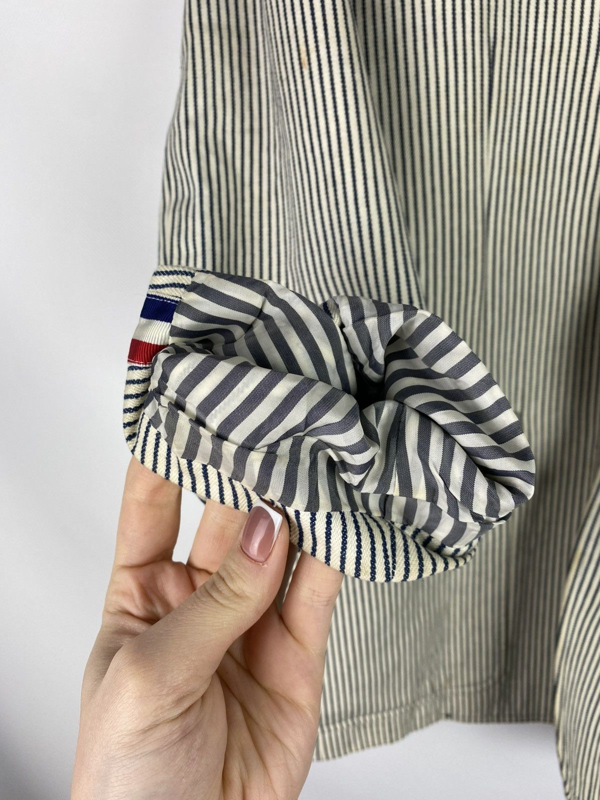 Thom Browne Thom Browne Men’s Striped Blazer Jacket Sport Coat Size 40 Size 40R - 8 Thumbnail