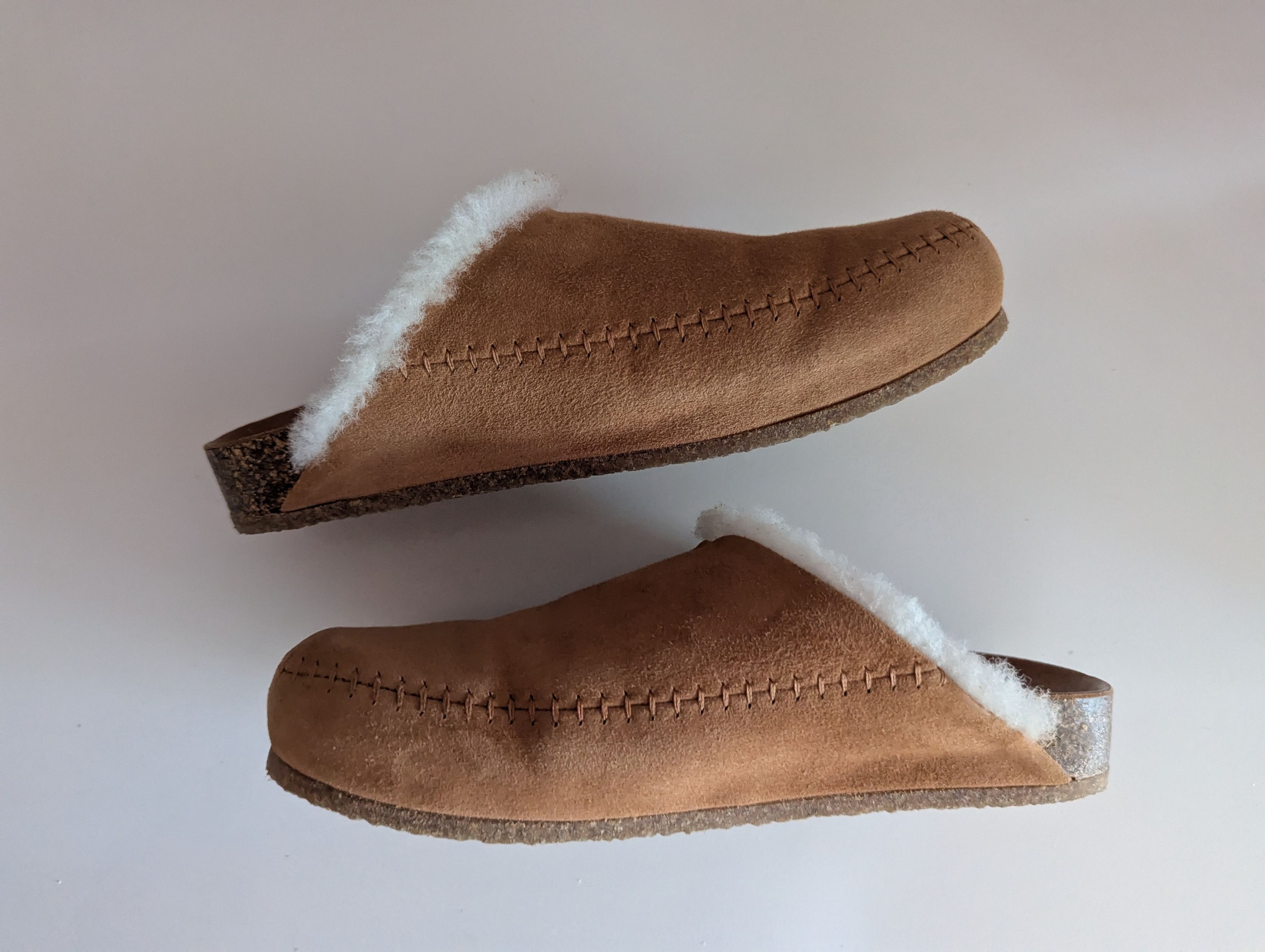 Other Jenni Kayne Shearling-Lined Moc Clog in Saddle Size 37 NWOT Size US 7 / IT 37 - 9 Thumbnail