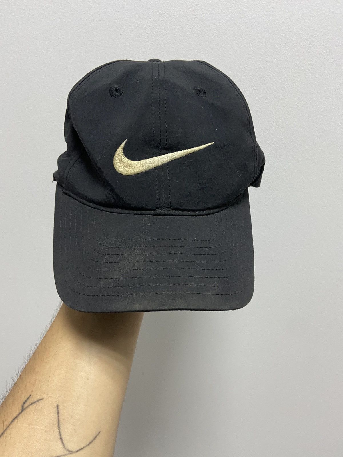 Nike × Vintage Nike Cap Vintage Bog Embroidered Swoosh Logo Skate Size ONE SIZE - 8 Thumbnail