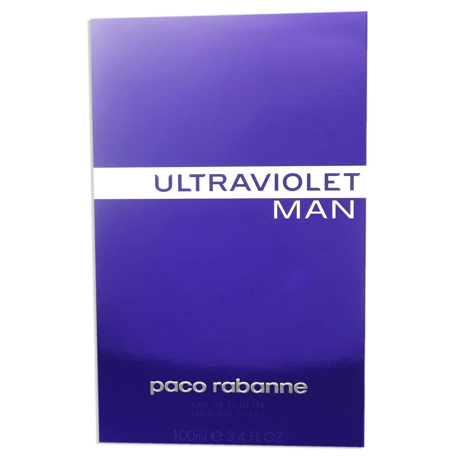 Designer Paco Rabanne Ultraviolet 3.4oz Eau de Toilette for men Size ONE SIZE - 4 Thumbnail