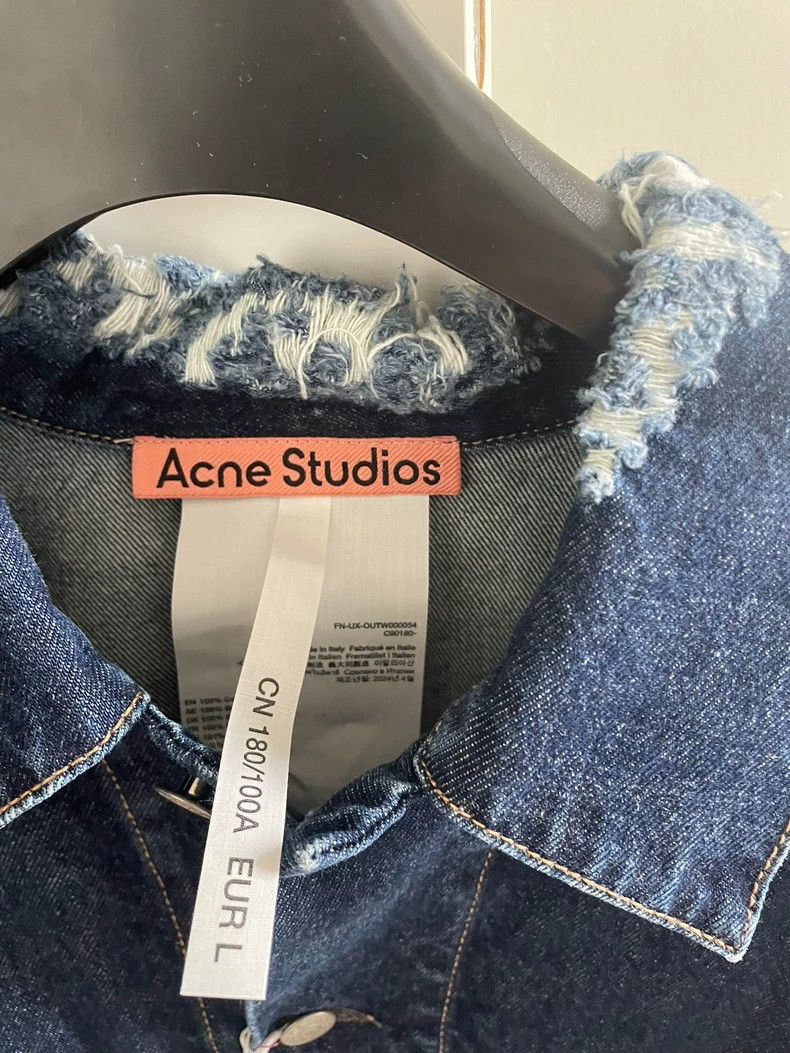 Acne Studios acne studios Dark blue denim jacket 2503-Nextarrow Size US L / EU 52-54 / 3 - 2 Thumbnail