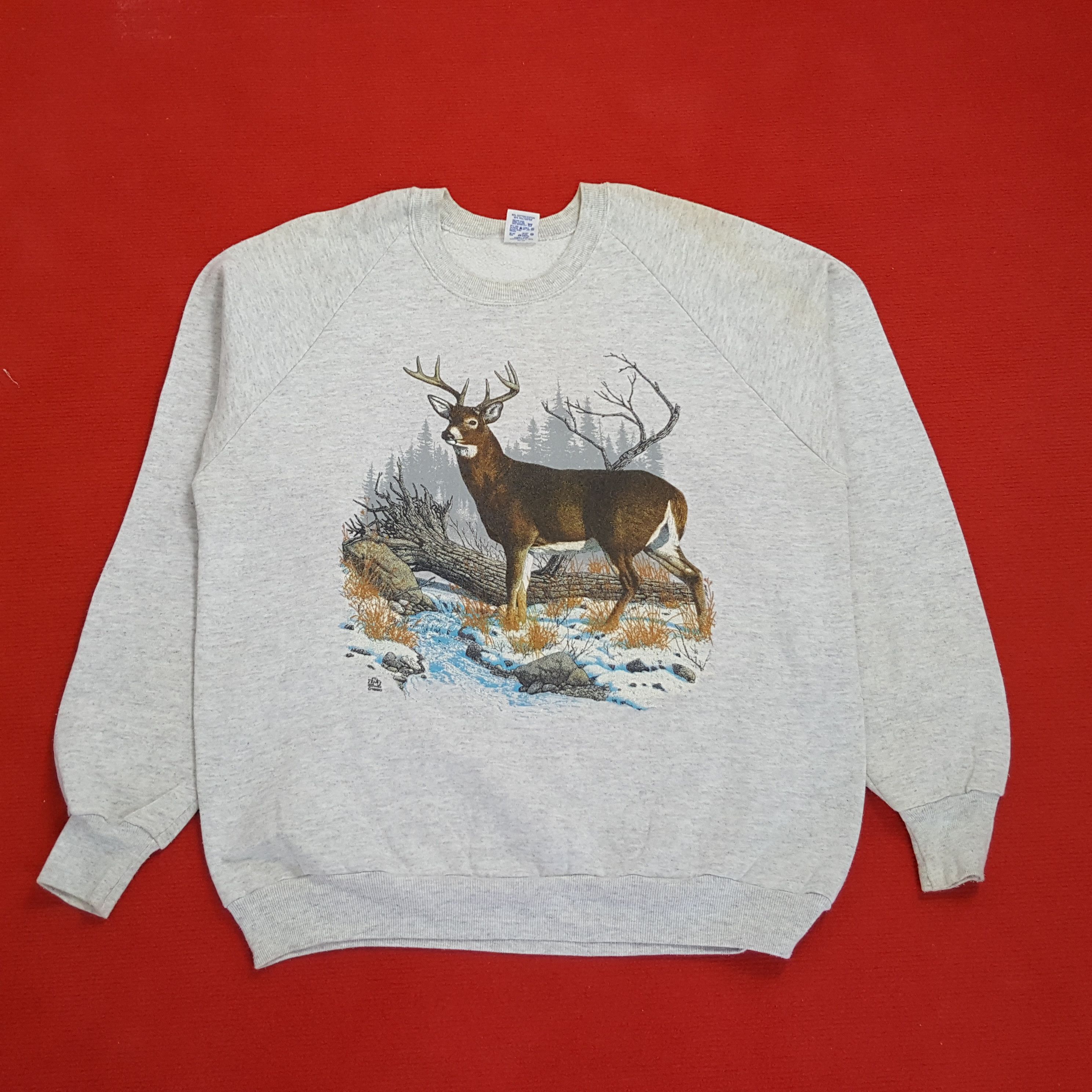 Other Habitat Animals Design Style Vintage Sweatshirt Size US XL / EU 56 / 4 - 1 Thumbnail