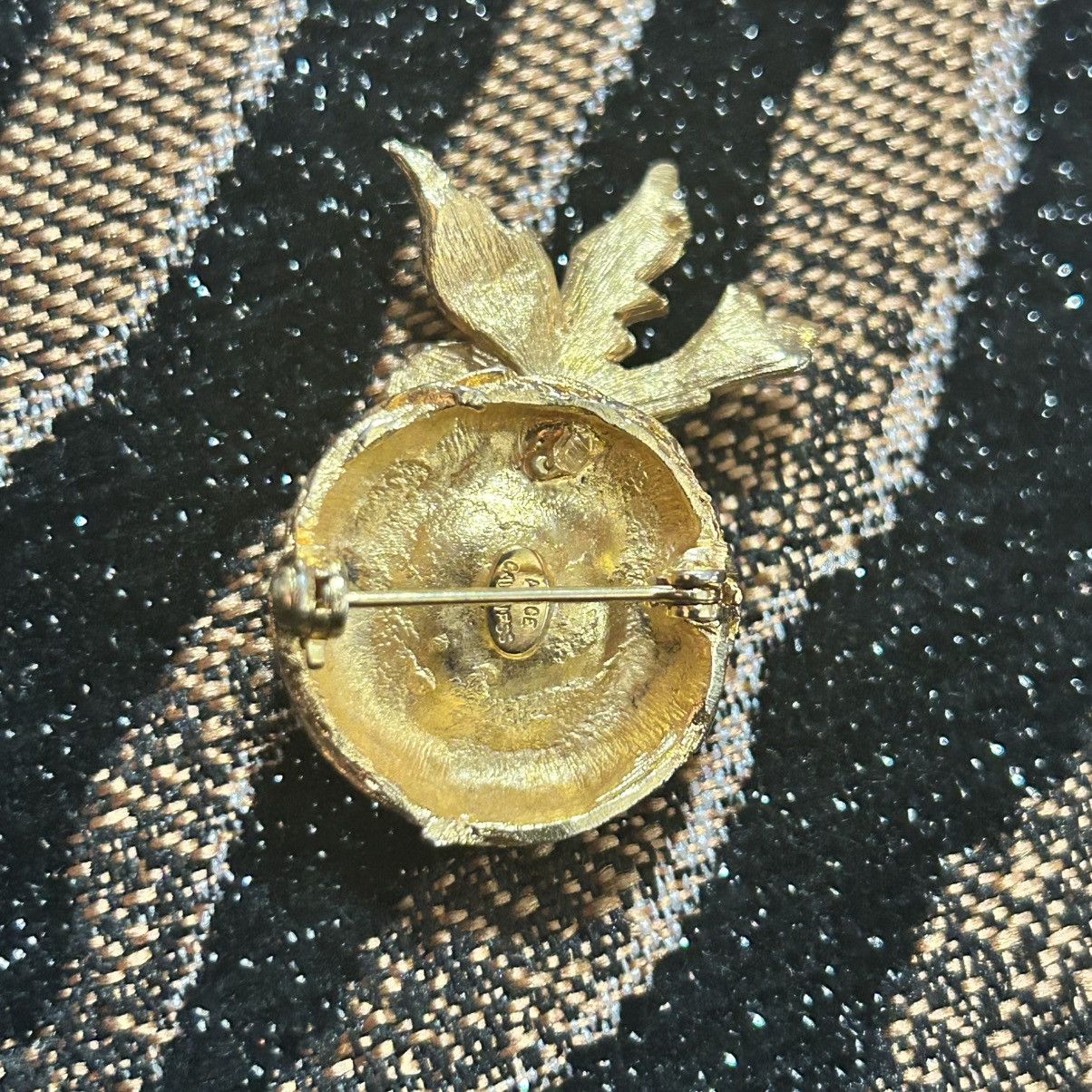 Vintage Alice Caviness bird in nest brooch Size ONE SIZE - 3 Thumbnail