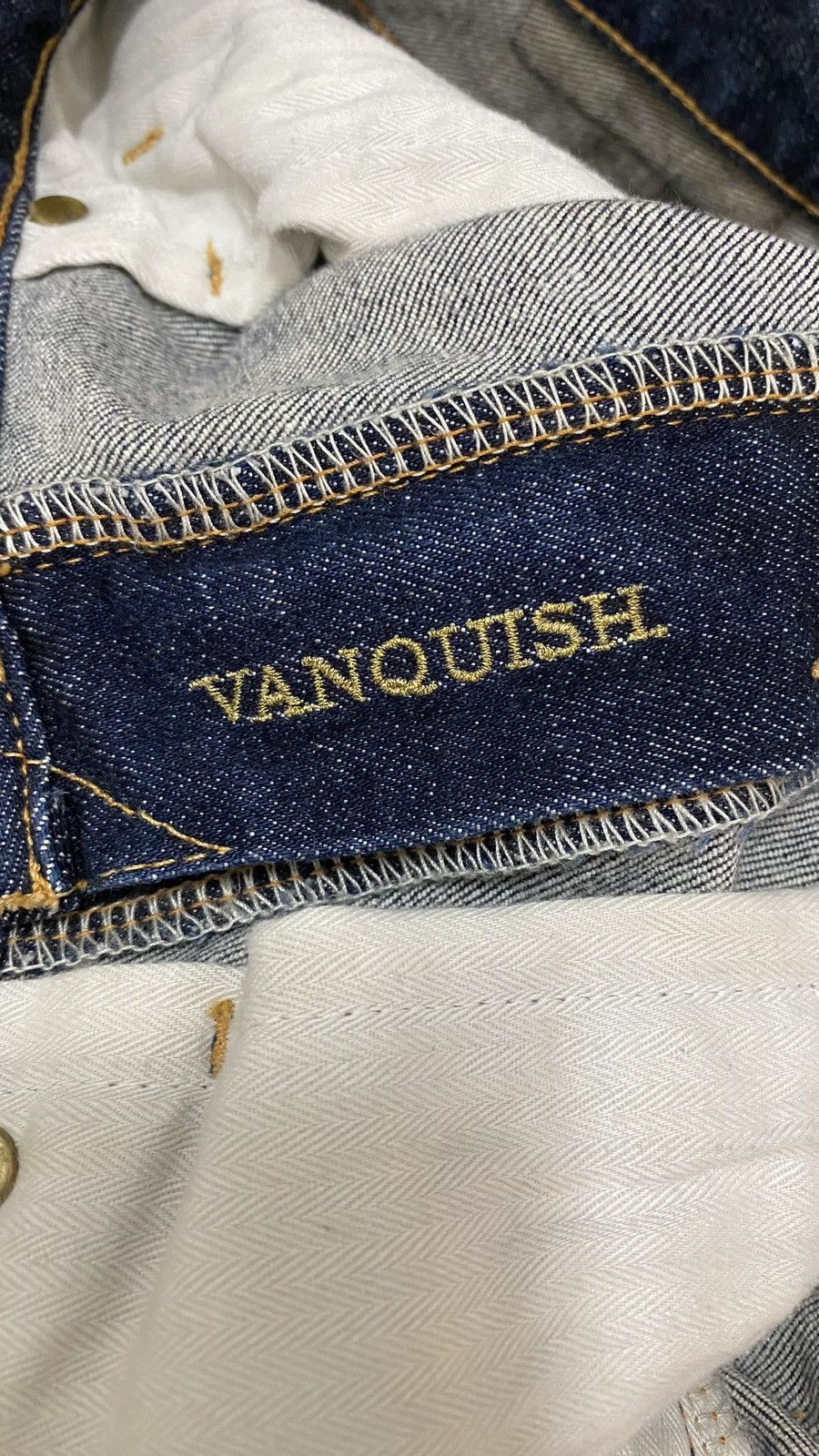 Vanquish Vanquish Distressed Denim Splatter Jeans Pants Size US 32 / EU 48 - 22 Thumbnail
