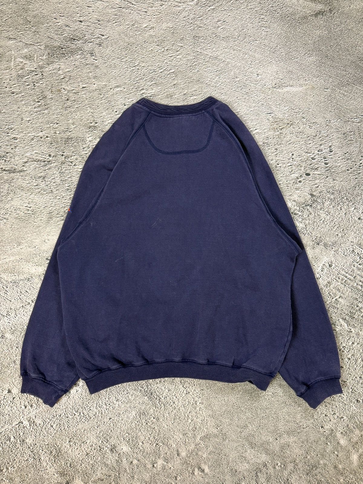 Adidas Adidas vintage sweatshirt big logo crewneck navy orange Y2K Size US M / EU 48-50 / 2 - 4 Thumbnail
