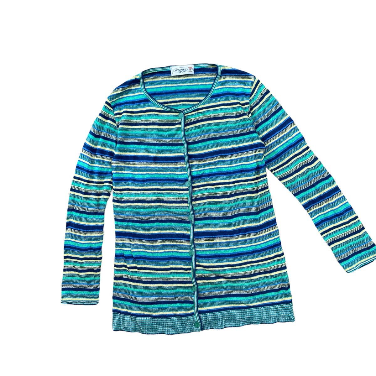 Missoni VIntage Missoni Cardigan Stripped Knitwear Size M / US 6-8 / IT 42-44 - 1 Thumbnail