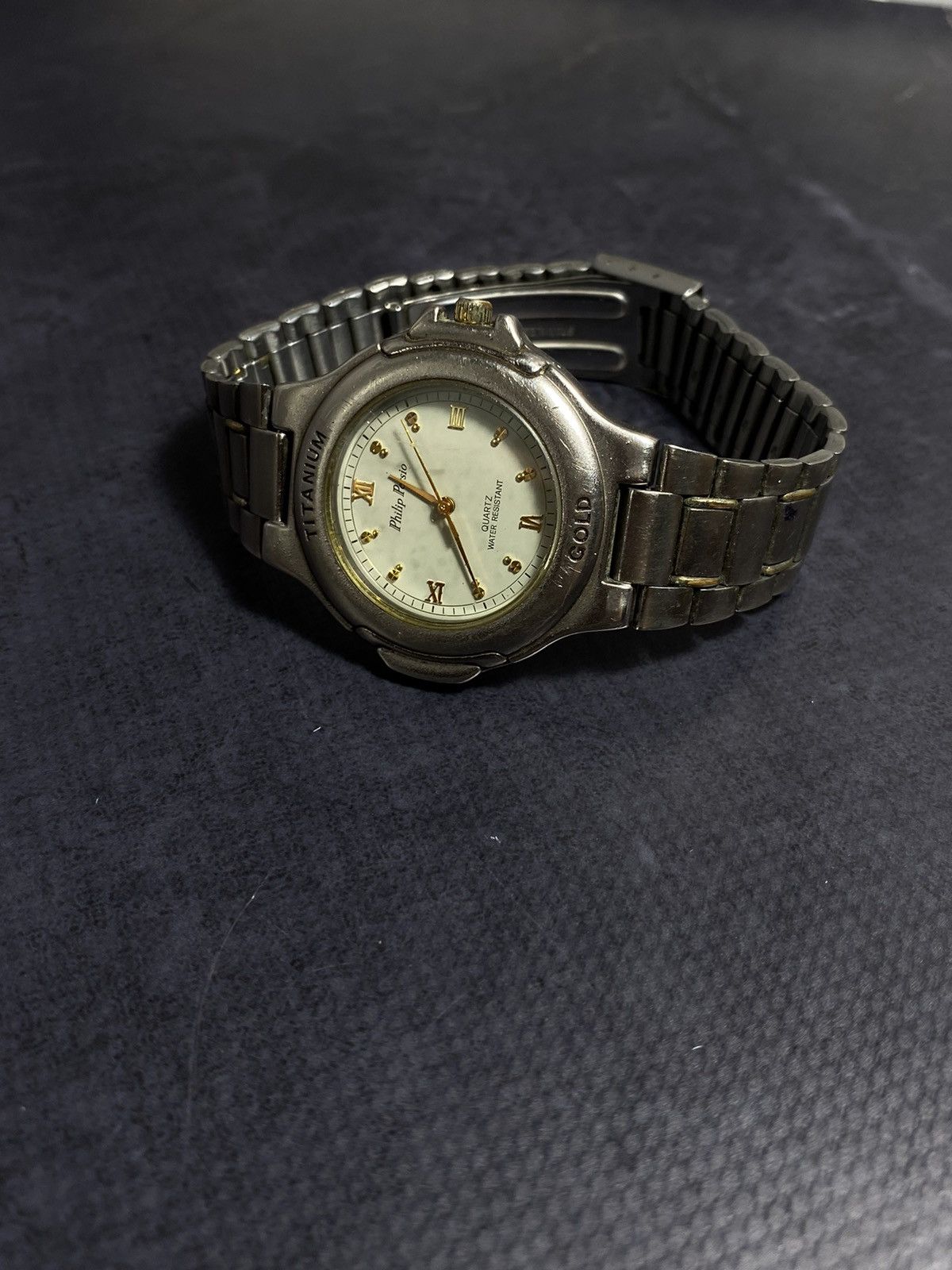Vintage Philip Persio Titanium Quartz Watch Vintage Japanese Brand Size ONE SIZE - 8 Thumbnail