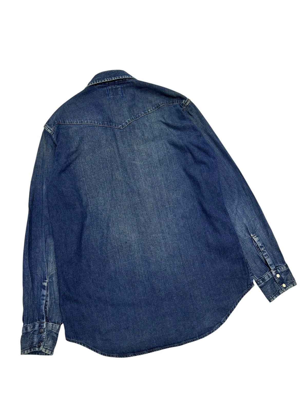 Blue Blue Japan BLUE BLUE JAPAN 🇯🇵 DOUBLE POCKET WESTERN DENIM SHIRT Size US M / EU 48-50 / 2 - 9 Thumbnail