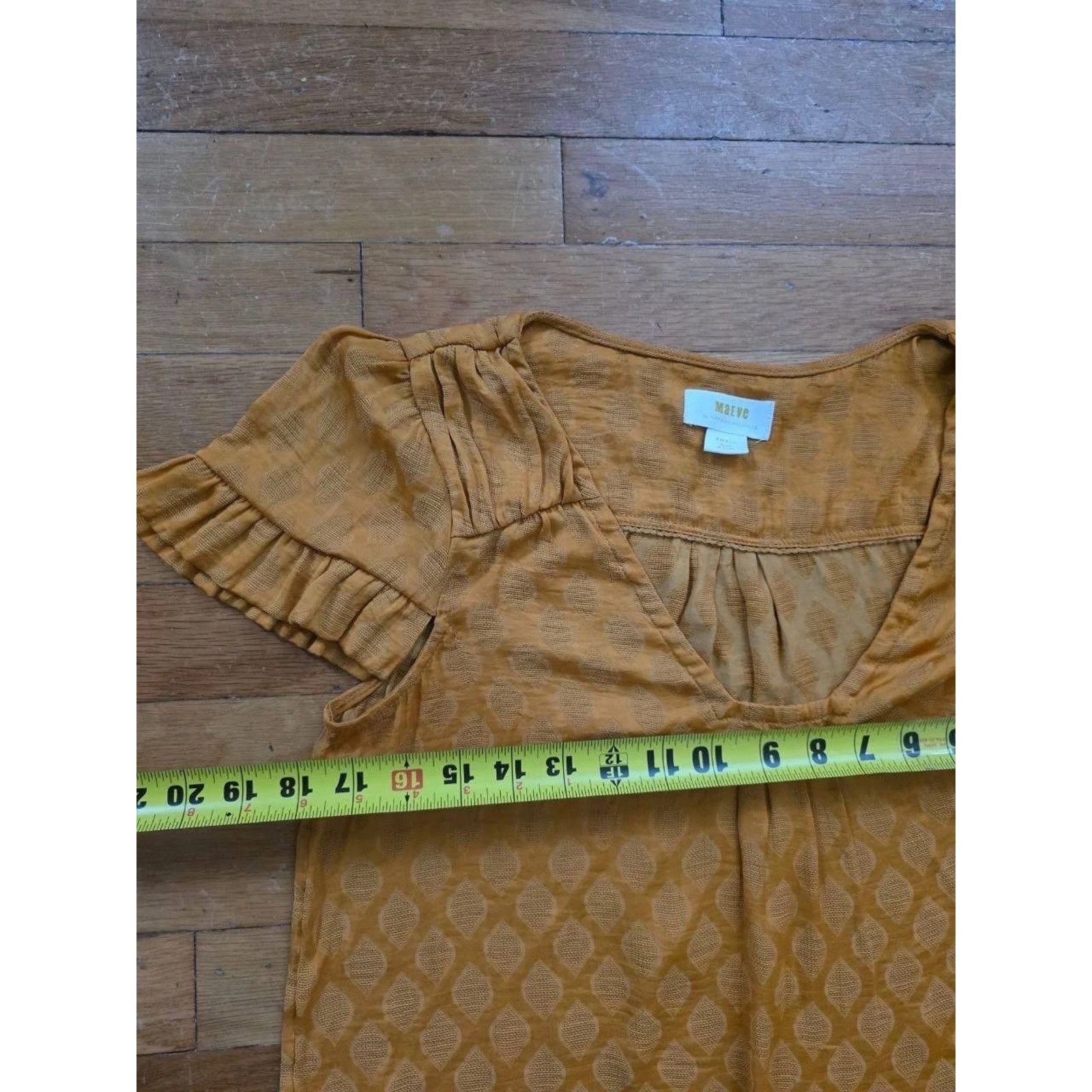 Anthropologie Anthropologie Maeve Hailey Flutter Sleeve size S A001561 Size S / US 4 / IT 40 - 5 Thumbnail