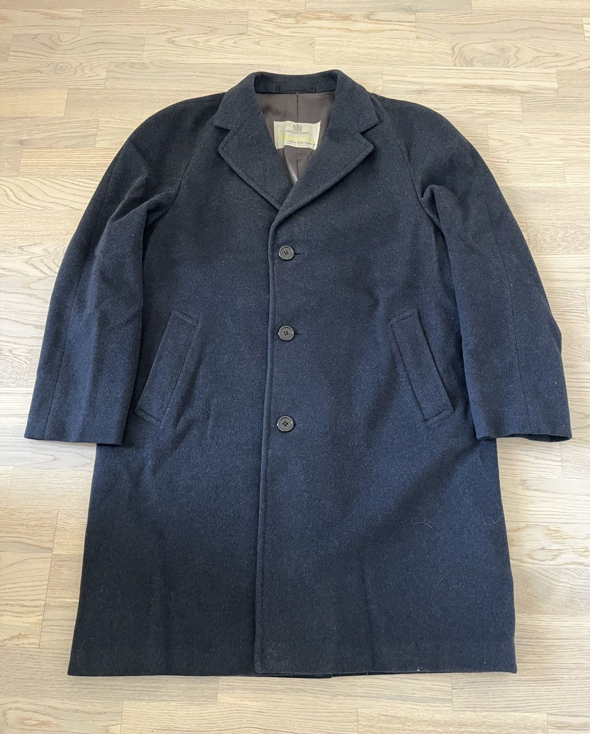Aquascutum Luxury Men’s Coat Aquascutum – 100% Pure Lambswool Vintage Size US XL / EU 56 / 4 - 1 Thumbnail