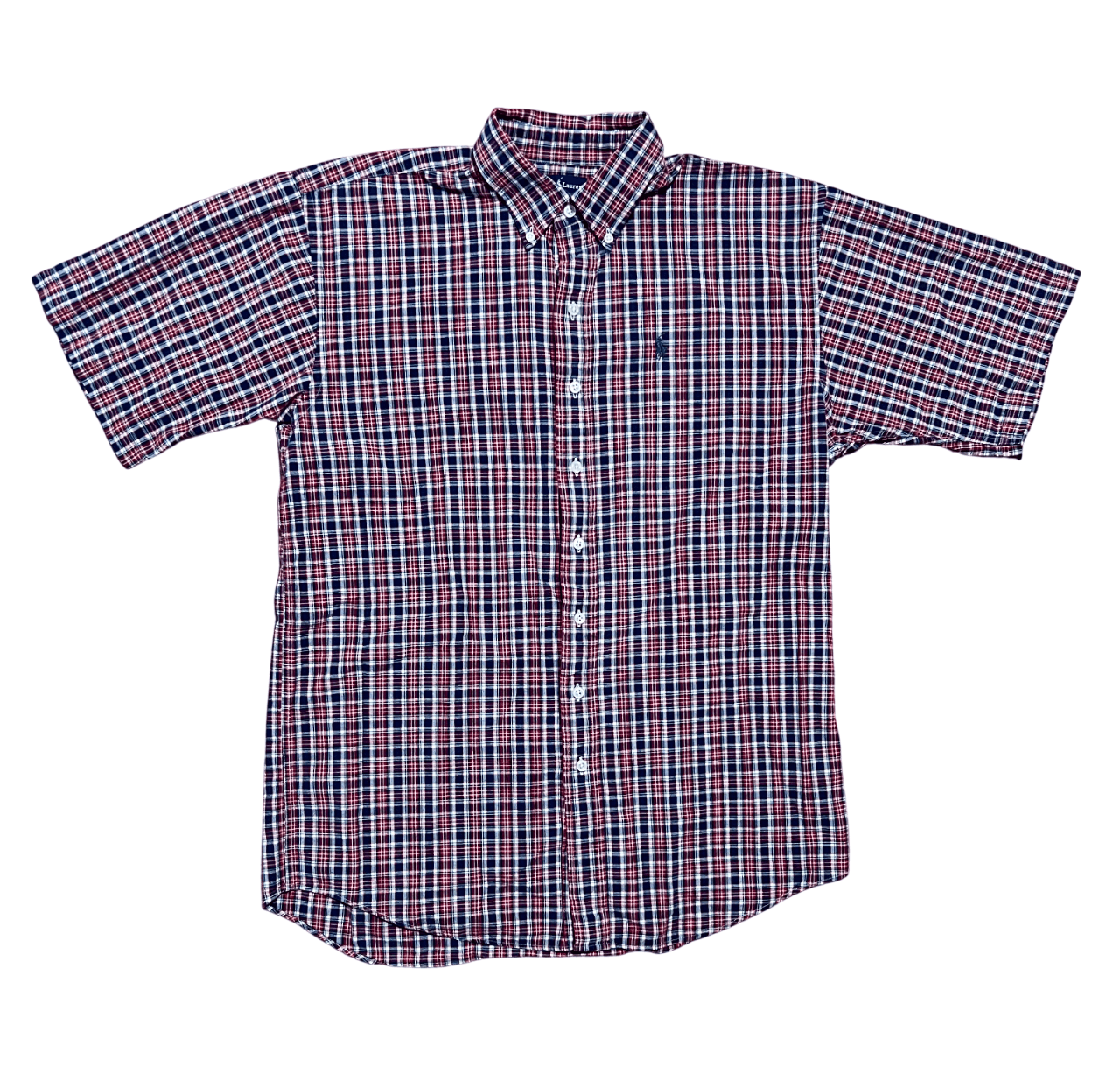 Ralph Lauren Ralph Lauren Plaid Short Sleeve Vintage Button Up Shirt Size US XL / EU 56 / 4 - 1 Thumbnail