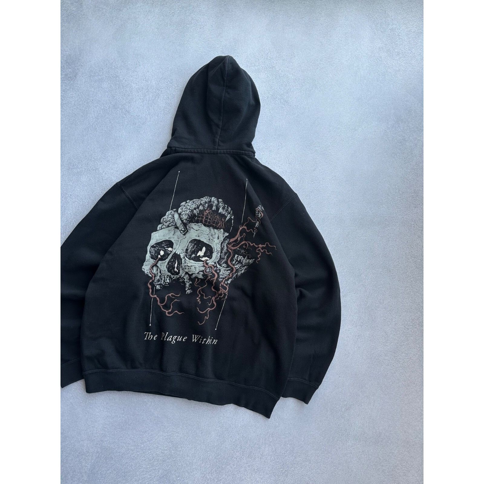 Ed Hardy VTG Paradise Lost The Plague Within Metal Rock Band Hoodie Size US L / EU 52-54 / 3 - 3 Thumbnail