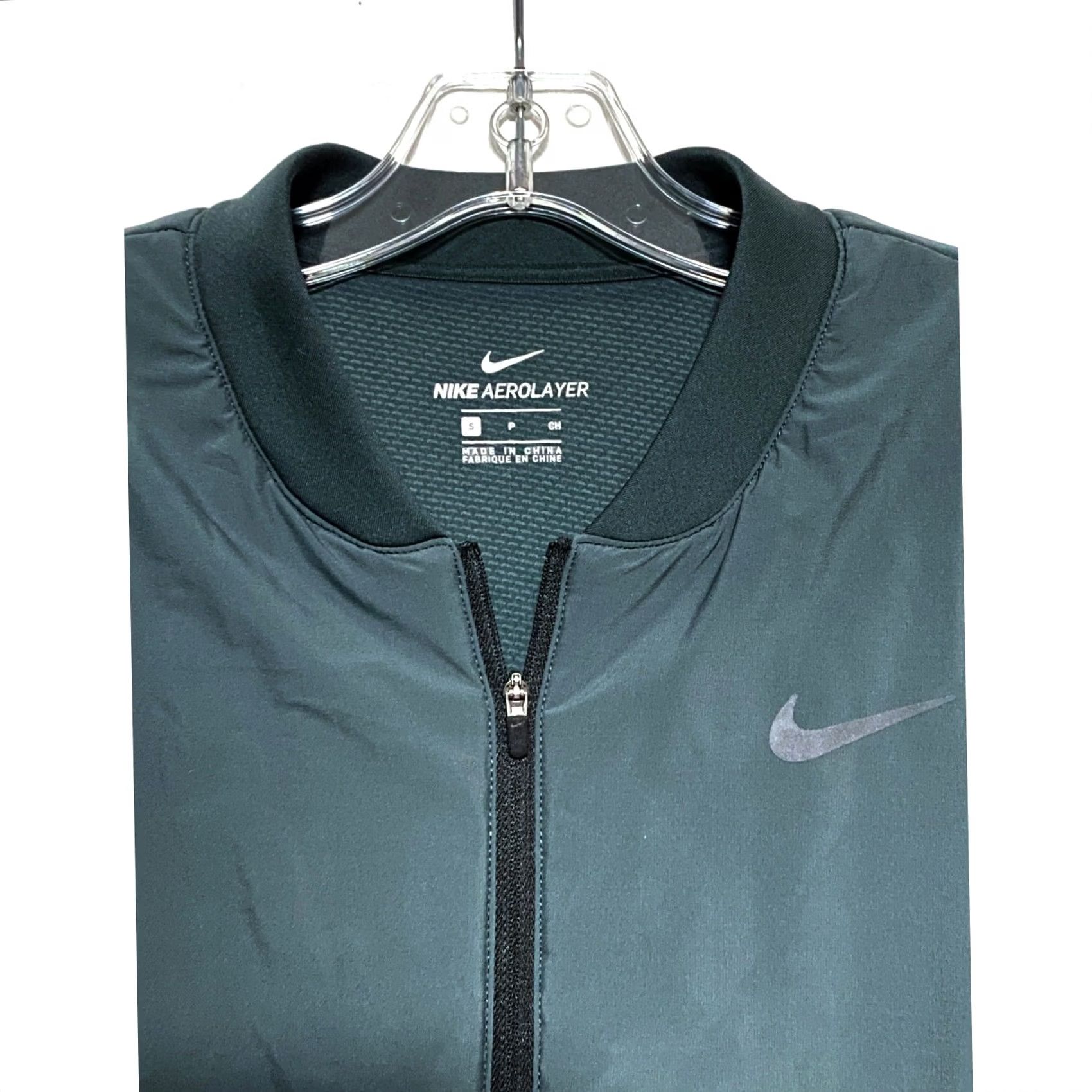 Nike Nike Aerolayer Cropped Training Bomber Full Zip Jacket S Women Black 811034 Zip Pockets Athletic Shirt Outer Nylon Women’s S Size S / US 4 / IT 40 - 2 Thumbnail