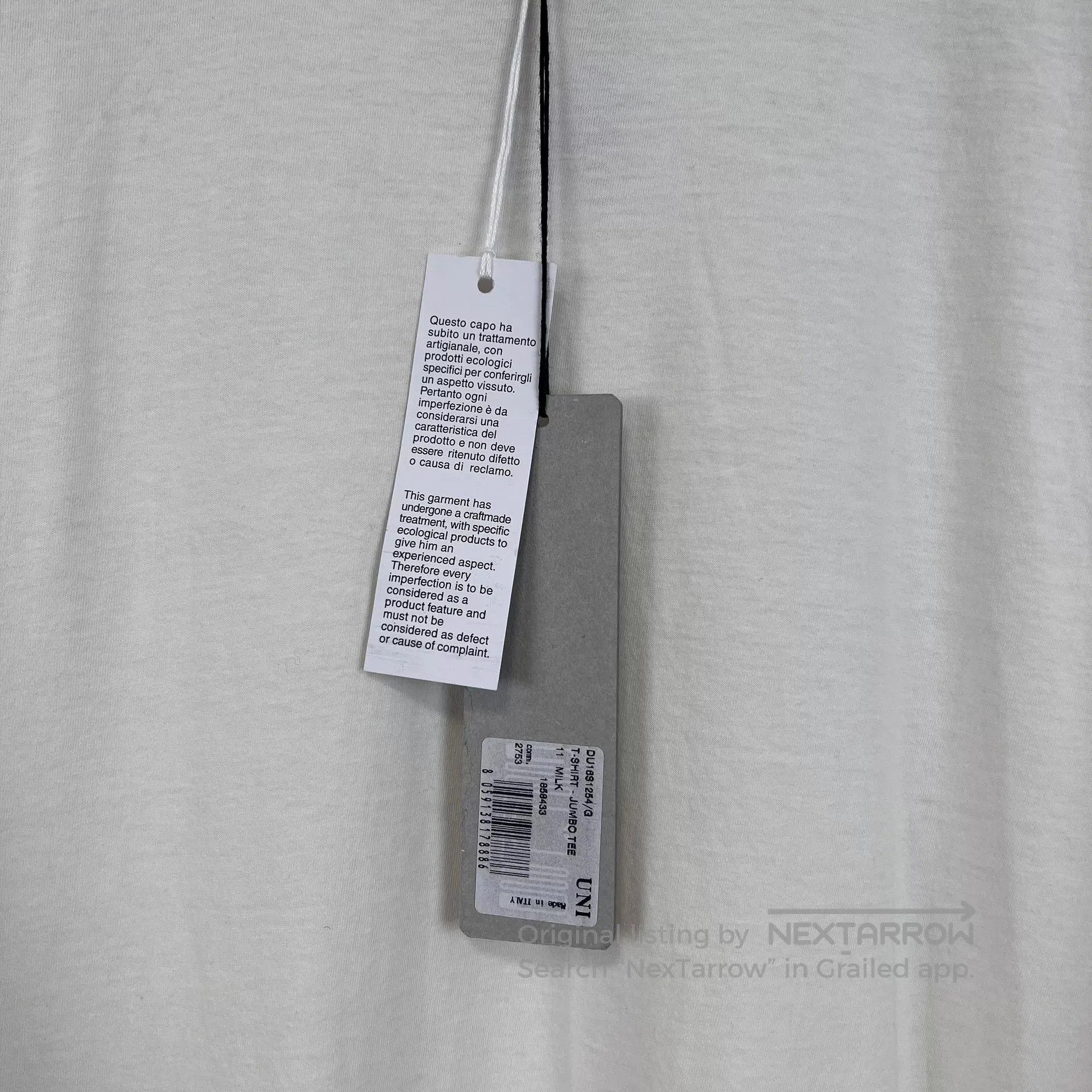 Rick Owens rick owens classic white short sleeve t-shirt. Size US M / EU 48-50 / 2 - 3 Thumbnail