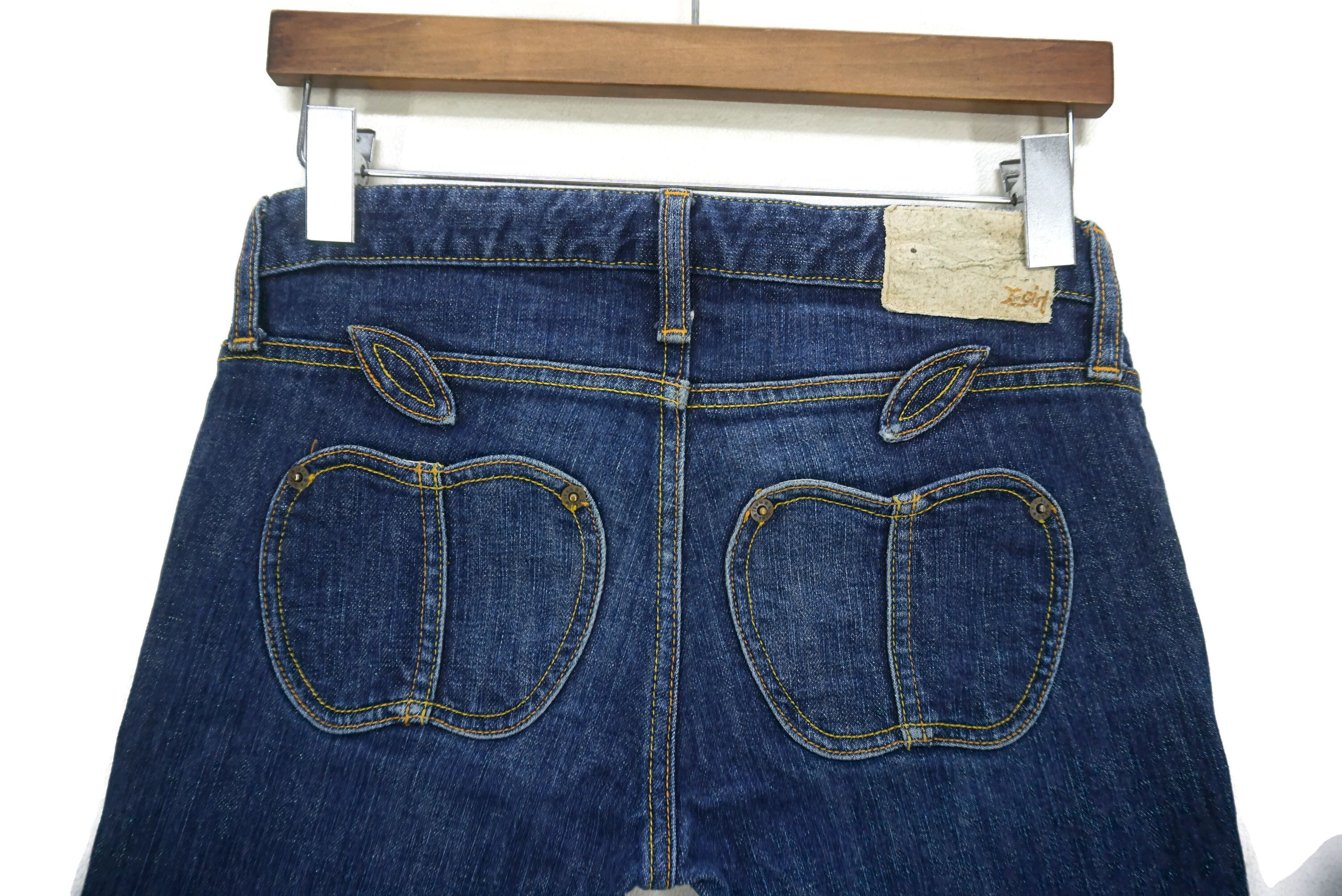 Japanese Brand X-Girl Jeans fits W30xL31 Made in Japan Skinny Apple Shaped Size 26" / US 2 / IT 38 - 9 Thumbnail