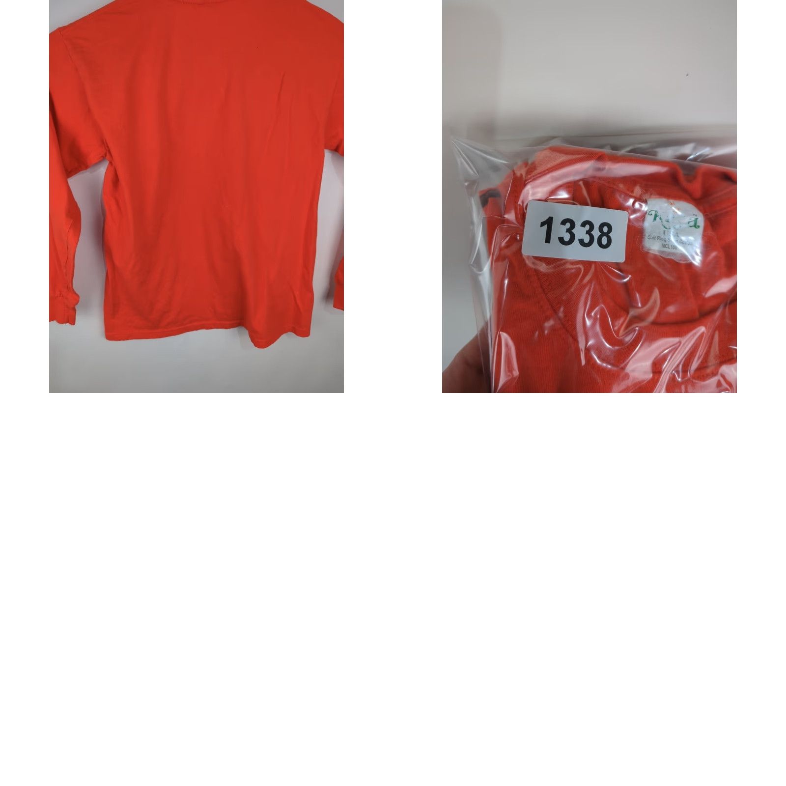 Vintage VINTAGE Thunder Sportswear Biker Forever Long Sleeve Shirt Orange Medium Men Crew Neck FLAMES 90s Hip Hop Biker Size US M / EU 48-50 / 2 - 10 Thumbnail