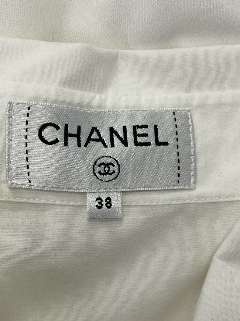 Chanel chanel White hollow stitching shirt Size XS / US 0-2 / IT 36-38 - 4 Thumbnail