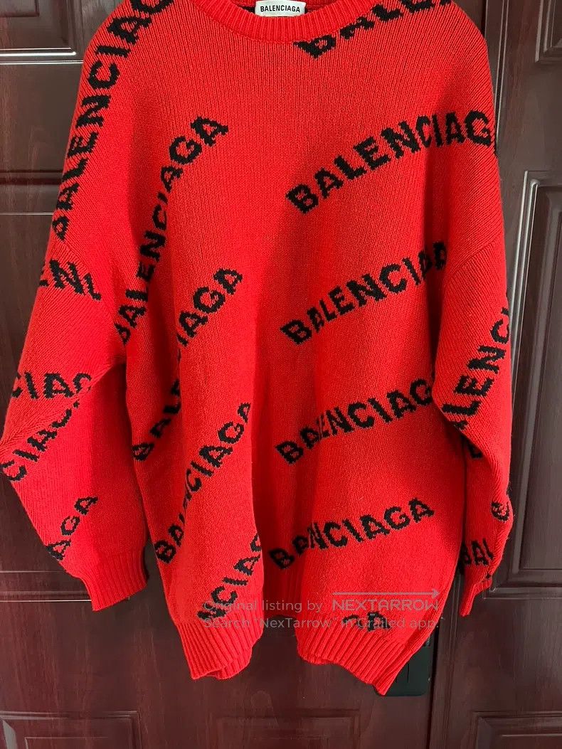 Balenciaga Balenciaga Red bulletproof sweater, size XS Size US XS / EU 42 / 0 - 3 Thumbnail