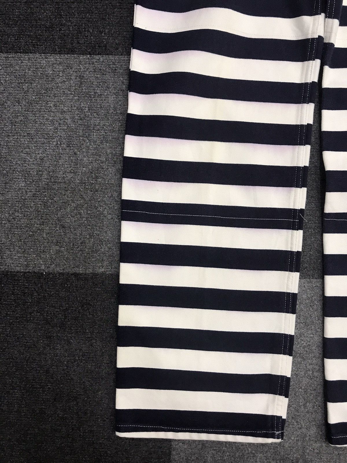 Japanese Brand Very Rare Prisoner Stripe Ballon Duck Canvas Pant Size US 35 - 7 Thumbnail