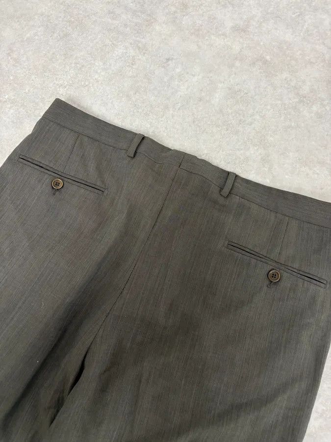 Gianfranco Ferre 2000s Gianfranco Ferré Dark Green Cozy Tailored Pants Size US 34 / EU 50 - 7 Thumbnail