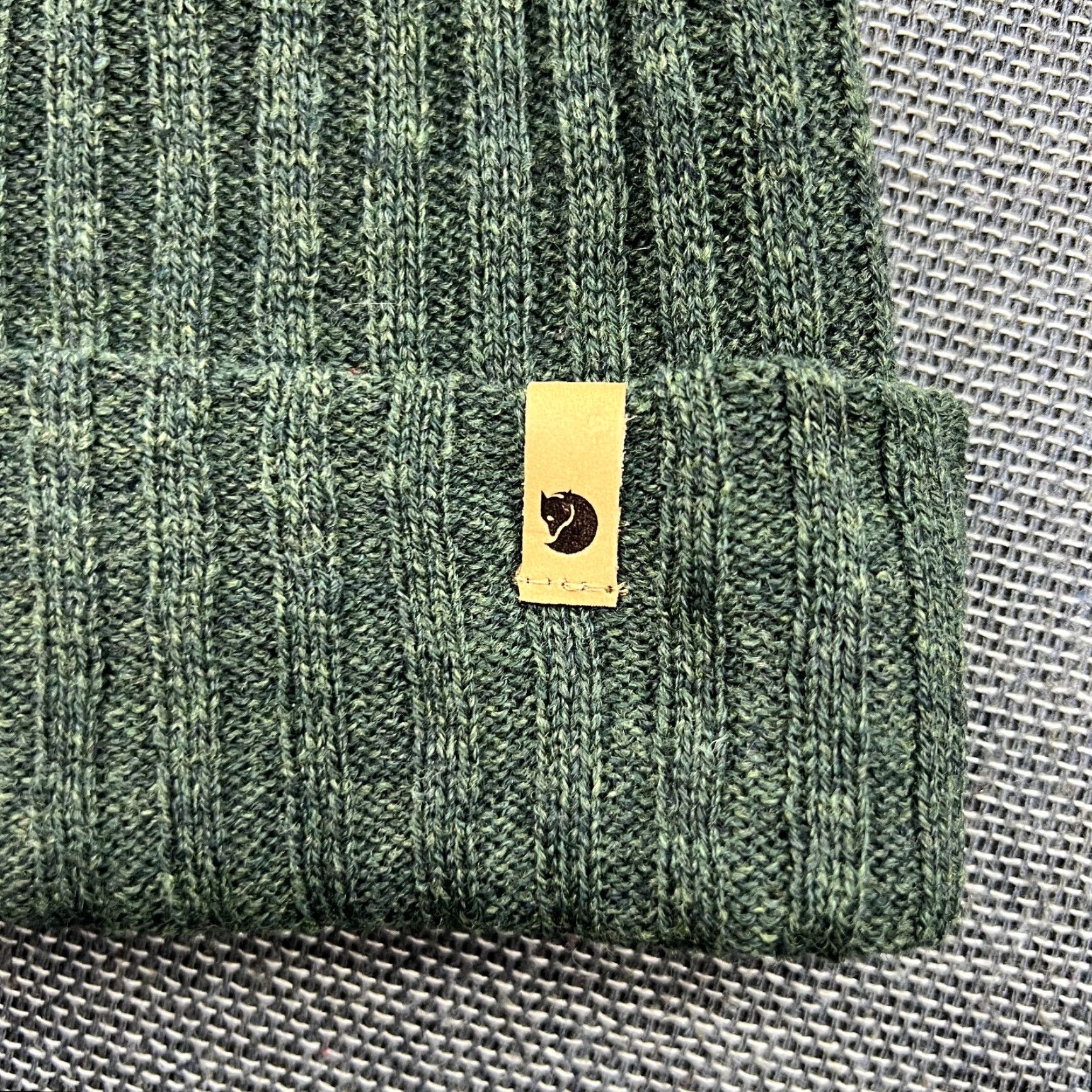 Vintage Fjallraven Beanie Hat One Size 100% Wool Green Ribbed Cuffed Unisex Adults Size ONE SIZE - 2 Thumbnail