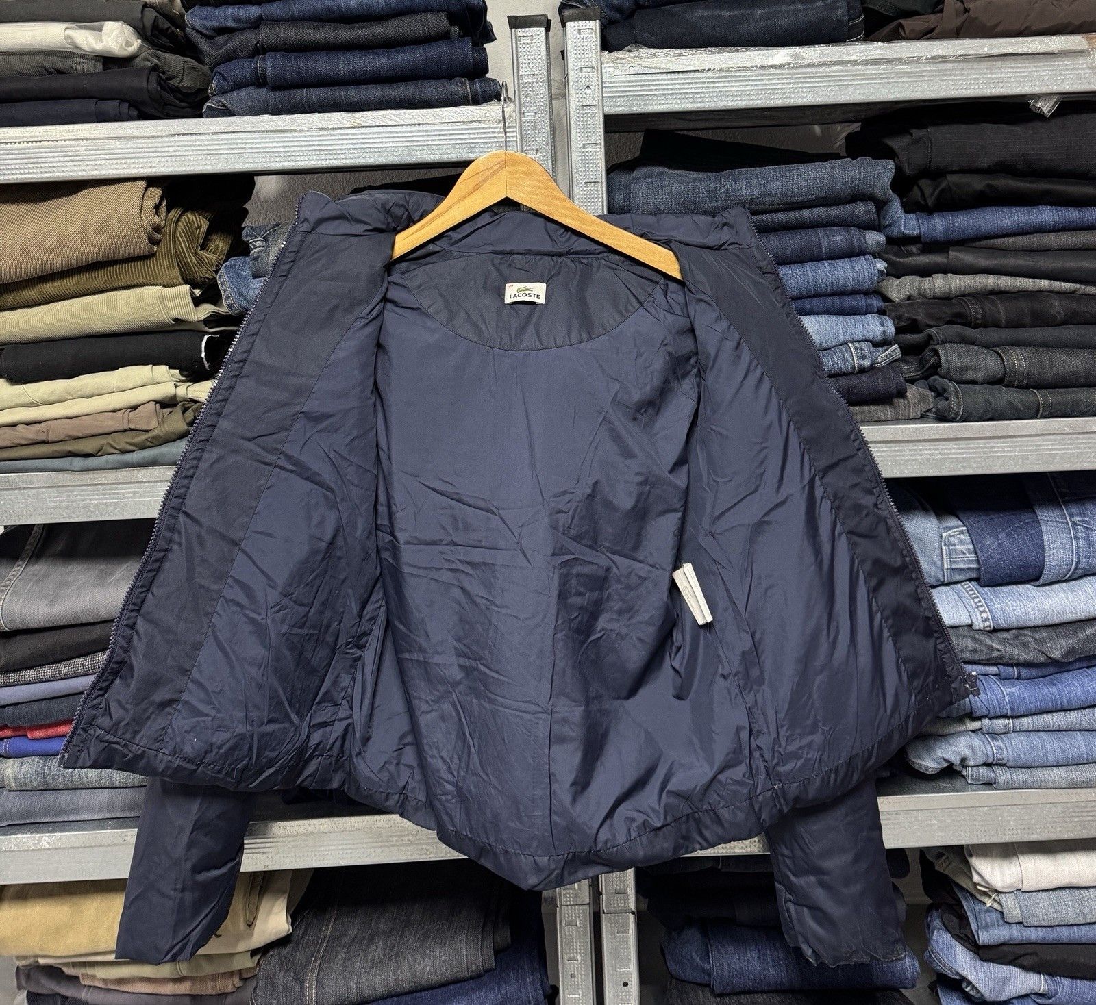Lacoste Lacoste Down Quilted Navy Blue Women’s Jacket Size 38 Size S / US 4 / IT 40 - 7 Thumbnail