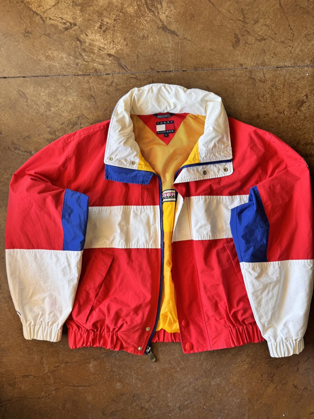 Tommy Hilfiger 90’s Tommy Hilfiger Sailing Gear Jacket Size US L / EU 52-54 / 3 - 1 Thumbnail