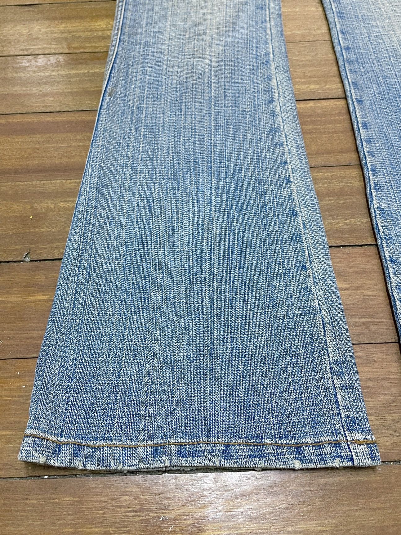Other Rare Design Vintage Japanese Brand Cache Flared Jeans 2000s Size US 26 / EU 42 - 5 Thumbnail