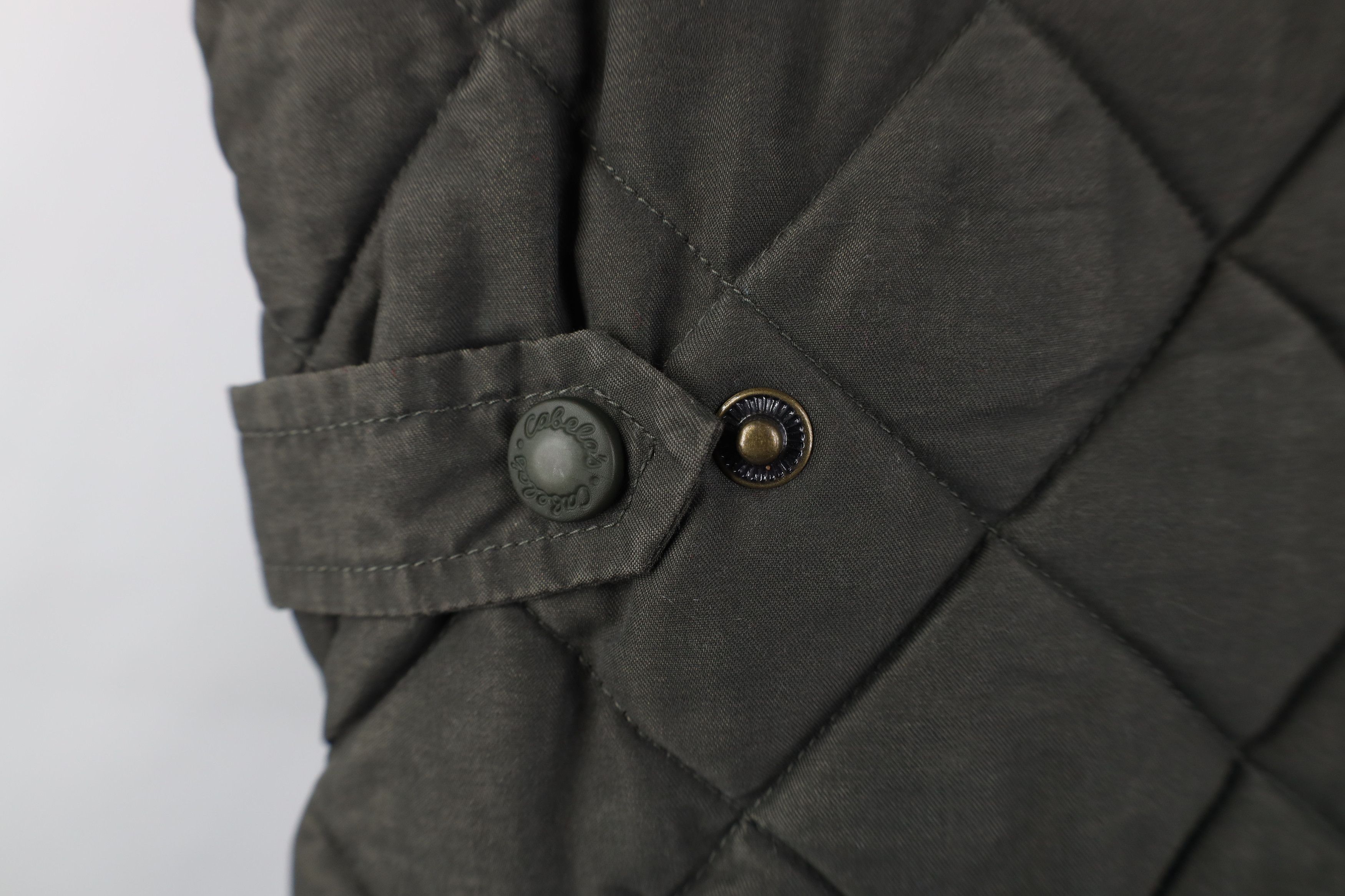 Cabelas Vintage 90s Y2K Cabelas Back Quilted Vest Jacket Green Size XL / US 12-14 / IT 48-50 - 10 Thumbnail