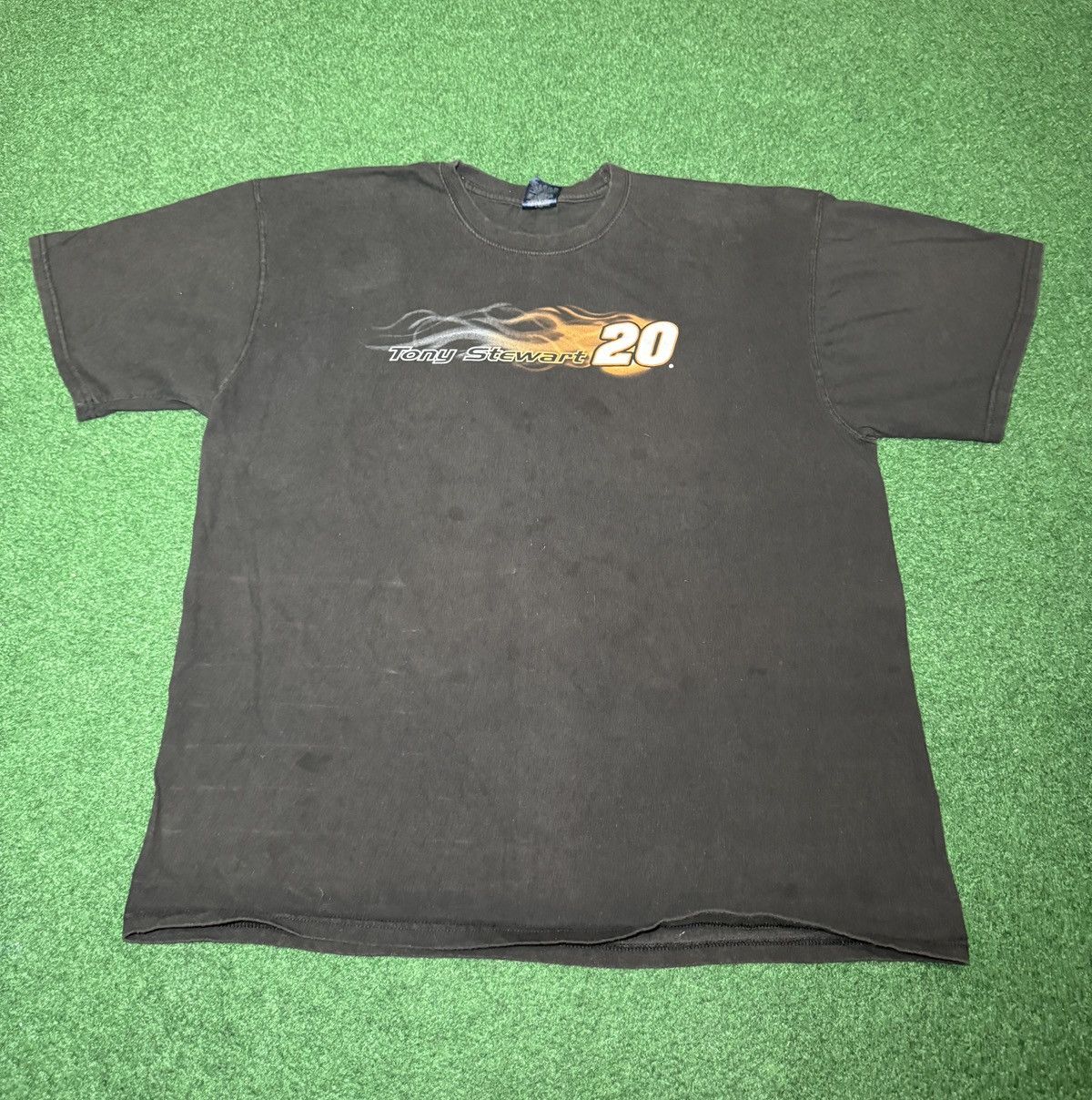 NASCAR Vintage Tony Stewart Nascar #20 Racing XL Black T Shirt Size US XL / EU 56 / 4 - 1 Thumbnail