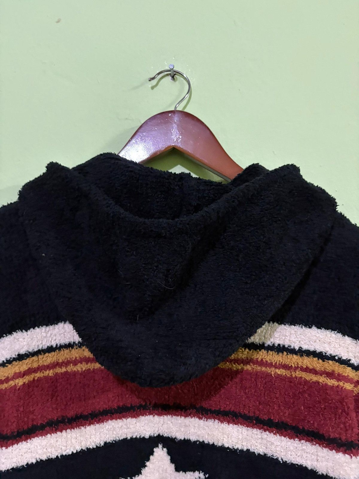 Hysteric Glamour × Japanese Brand × Tornado Mart VTG 90 291295 Homme Sweater Knitwear Star Design With Hoodie Size US M / EU 48-50 / 2 - 12 Thumbnail